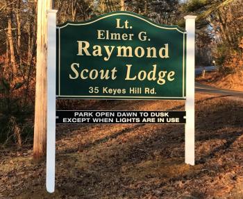 Raymond Scout Lodge Sign
