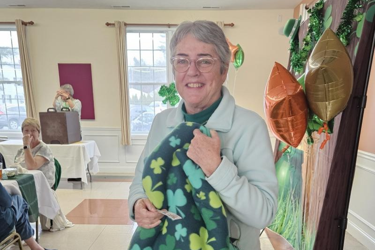 St. Patrick's Day Blanket Winner! 2024