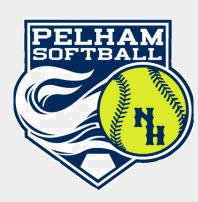 Girls Pelham Softball Logo