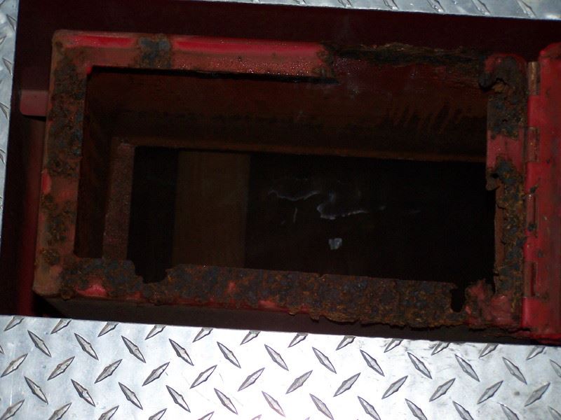 Looking Down Into Steel Tank