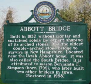 Abbott Bridge Sign