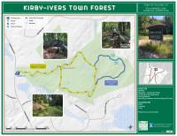 Map of Kirby-Ivers Town Forest