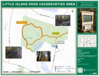 Map of Little Island Pond Conservation Area