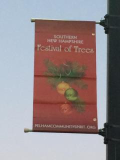 Festival of Trees Sign
