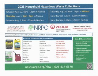 2023 Household Hazardous Waste Collections Flyer
